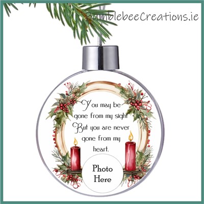Gone from my Sight Christmas Bauble